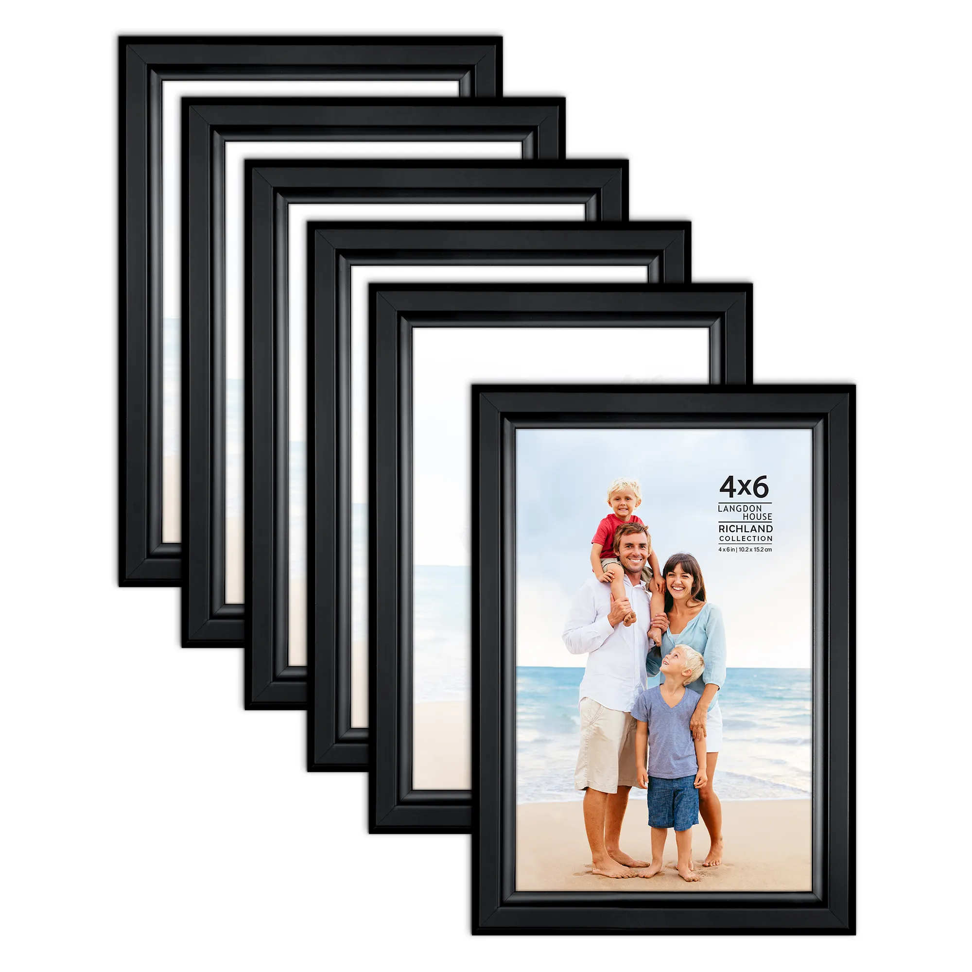 OEM Modern Photo Frame Plastic Gallery 4x6 5x7 8x10 inches Picture Frame for Wall and Table