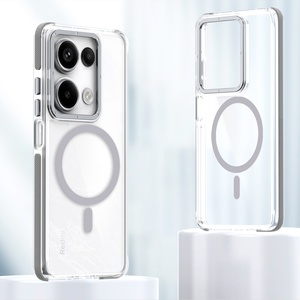 Coque magnétique transparente bicolore avancée pour <span class=keywords><strong>Redmi</strong></span> <span class=keywords><strong>Note</strong></span> 14PRO Design de luxe avec poignée de téléphone pour <span class=keywords><strong>Amazon</strong></span> Exclusive - Product Image 1