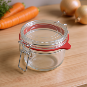 ชุดกล่องเก็บอาหารทรงกลมแบบมีฝาปิดลวดลายตาข่าย 13 ชิ้น - Product Image 3