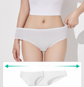 Nouvelle couleur supérieure personnalisée adulte voyage Rectangle tissé moelleux Non tissé tissu Vietnam OEM sous-vêtements jetables - Product Image 5