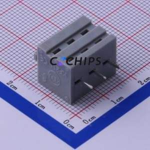 KF211V-5.0-3P Spring Terminal Block Through hole Component (THT),P=5mm Connector 5mm 3P 3 15A - Product Image 2
