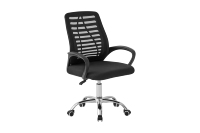 Chaise de bureau pivotante à dossier moyen en maille, réglable en hauteur, vente en gros d'usine