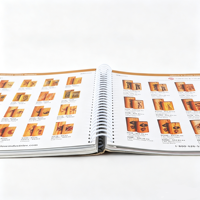 Impression de livres et magazines de haute qualité avec couverture en carton et reliure dissimulée pour l'introduction de produits