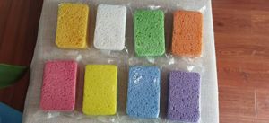 Verkauf Hochwertige Haushalts küchen produkte Holz zellstoff Cellulose Scheuer schwamm Schwamm - Product Image 6
