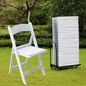 Sillas Plegables de Resina Blanca para Eventos al Aire Libre, Mercados en Línea Chinos, Bodas, <span class=keywords><strong>Tiffany</strong></span>, Wimbledon, Jardín, Venta al Por Mayor - Product Image 6