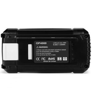 Batterie 36V 4.0AH 5.0AH 6.0Ah pour remplacement, rechargeable Li-ion OP4040 OP4050A OP40201 OP4026 RY40502 RY40200 - Product Image 3