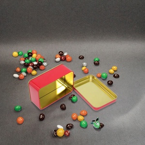 Rectangular Tinplate Metal Tin Can for Snacks Candies Chocolates <strong>Christmas</strong> Gifts Cookies <strong>Sweets</strong> - Product Image 5