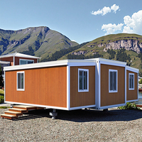 Maisons préfabriquées modulaires de luxe, extensibles, en conteneurs, de 20 pieds et 40 pieds, conformes aux normes chinoises et australiennes, à prix abordable.