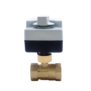 Válvula de Bola Eléctrica de Acero Inoxidable 304 Shinler, Válvula de Latón de Paso Completo para Suministro de Agua, Tres Líneas, Dos Controles, Cierre Manual de Gas - Product Image 2