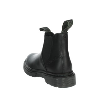 Stivaletti bassi da donna neri JL32532A Slip-On alti stivali da neve classici stile Chelsea plat in cotone plat PU per l'autunno/inverno - Product Image 2