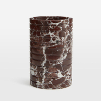 Ornement en marbre naturel de style français, seau à glace en forme de bouteille de vin et de champagne pour salle à manger de villa, vase créatif