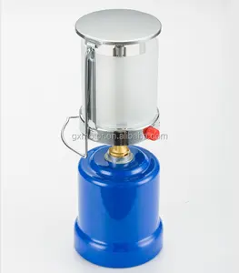 Mini linterna de Gas butano portátil con válvula piezoeléctrica ajustable, lámpara de Gas compacta para viajes al aire libre, 100- 600W, 190g