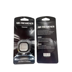 Custom Logo Coconut 4 ML Air Freshener <strong>Car</strong> Perfume <strong>Diffuser</strong> Vent <strong>Clip</strong> with Breathable Liquid for Air Conditioner Outlet - Product Image 5