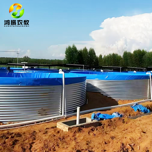 Viskwekerijbenodigdheden: Gegalvaniseerd Canvas Visvijverwaterreservoir - Product Image 3