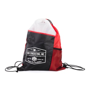 2026 tùy chỉnh in Nylon chống thấm nước dây kéo Ba Lô Túi cinch bao tải cho mua sắm kéo chuỗi Túi đối với khuyến mãi - Product Image 5