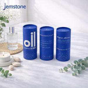 Emballage en tube de papier kraft biodégradable et écologique imprimé sur mesure pour les cosmétiques, parfums, crèmes de soin, poudres en vrac, maquillage - Product Image 6