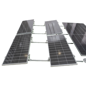 Système de montage <span class=keywords><strong>solaire</strong></span> ballasté, fabrication CNC par extrusion interne, support en aluminium pour panneaux solaires pour toitures à tuiles plates - Product Image 3