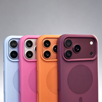 JOYPORODO S144 Coque magnétique douce au toucher pour iPhone 17 18 Pro et Pro Max en silicone liquide avec chargement sans fil et emballage personnalisé