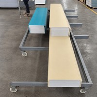 Panneau de bardage en acier découpé, livraison directe pour l'extérieur des maisons conteneurs