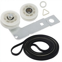 2025 Yükseltilmiş 661570-GP3 279640 W10837240 Elektrikli Kurutucu Tambur Kayışı Aksiyon Kasnağı Seti Bilyalı Rulmanlar Ultra Sağlam Plastik Whirlpool
