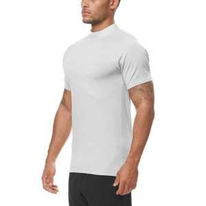 Custom Cotton Polyester Spandex Short Sleeve Light Weight Breathable Gym <b>Muscle</b> Bodybuilding Mens Gym Quick Dry Slim <b>Fit</b> <b>T</b> <b>Shirt</b> - Product Image 4