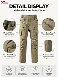 TIMETEX <span class=keywords><strong>Pantalon</strong></span> tactique léger de <span class=keywords><strong>randonnée</strong></span> en plein air pour trekking grande taille pour hommes <span class=keywords><strong>imperméable</strong></span> et respirant - Product Image 4