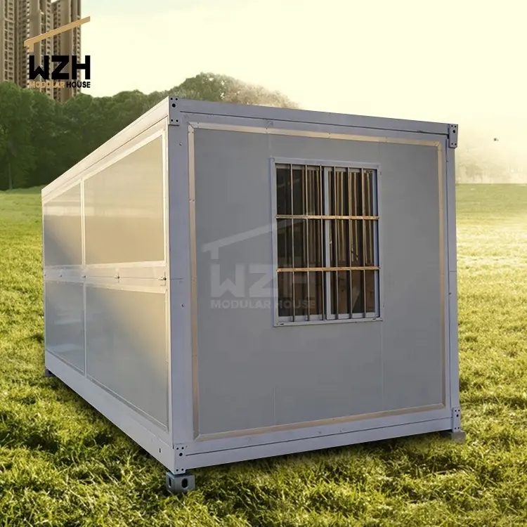 Fast install small portable folding shipping container house for isolation room