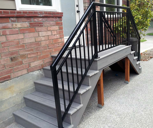 免费设计耐用铝制室内室外楼梯栏杆扶手栏杆用于阳台