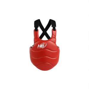 Protector de Pecho Rojo para Boxeo, Equipo de Artes Marciales - Product Image 1