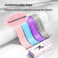 Banda de Resistencia de Gel de Silicona para Fitness, Yoga, Moldeado Corporal, Correa de Tracción, Levantamiento de Cadera, Tonificación de Glúteos, Ejercicio de Sentadillas, Anillo Elástico 10-30