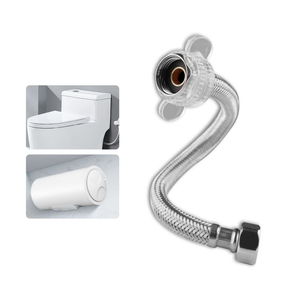 Ligne d'alimentation en eau de tuyau de robinet en acier inoxydable standard flexible renforcé tressé-<span class=keywords><strong>F3</strong></span>/8 "-<span class=keywords><strong>F3</strong></span>/8" - Product Image 2