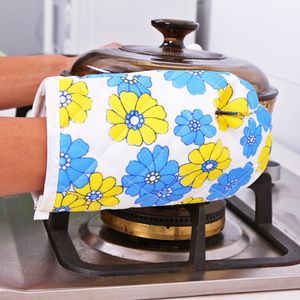 Cocina Algodón Resistente al calor <span class=keywords><strong>Manoplas</strong></span> <span class=keywords><strong>de</strong></span> cocina Horno Cocina Patrón impreso <span class=keywords><strong>Manoplas</strong></span> para el hogar - Product Image 3