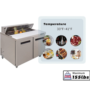 מקרר שולחן גדול מקרר שולחן מסחרי מקרר שולחן מסחרי - Product Image 4