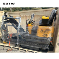 Mini-excavatrice SDTW, machine de terrassement TW07 0.7T, mini-excavatrice pour jardin, foresterie, usage domestique, fermes, construction, maison