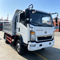 Camion benne compact Sinotruk 4x2 conçu pour une utilisation quotidienne fiable dans l'entretien et le nivellement des routes rurales