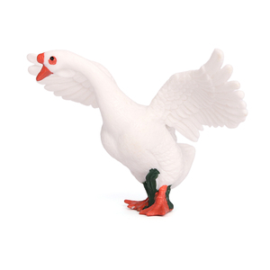 Figuras de Animales de Granja de PVC Sólido al por Mayor: Ganso, Gallina, Gallo, Vaca, Gato, Caballo - Product Image 1