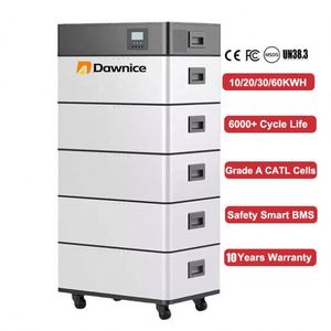 Batterie au lithium hybride divisée empilable haute capacité 51,2 V 100 Ah 5 kWh pour stockage d'énergie solaire - Product Image 1