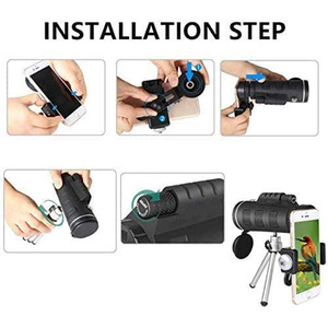 10X42 Monoculars With Tripod And Phone Holder For Outdoor Use - Product Image 5