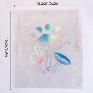 8 diffraction grille <span class=keywords><strong>film</strong></span> suncatcher fenêtre autocollants fenêtre décalcomanies statique s'accroche soleil attrape autocollant - Product Image 6