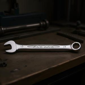 Fasano Combination Wrench 17mm Metric Open End And Box <b>Spanner</b> For Mechanical Repair - Product Image 3