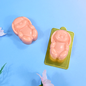 Molde de Silicona 3D de 6 Cavidades con Forma de Conejo para Pastel de Mousse Francés, Chocolate y Helado - Product Image 3