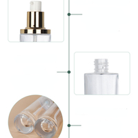 Lot de flacons en verre pour soins de la peau en gros – Bouteilles de 40 ml et 120 ml, pots de crème vides transparents de 50 g pour lotions, sérums et emballages cosmétiques – Livraison rapide