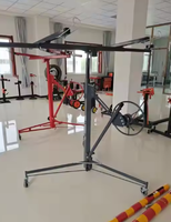 Lève-plaque de plâtre robuste de 70 kg et 3,4 m sur roues, élévateur de panneaux de cloison sèche de qualité supérieure pour la manutention professionnelle sur chantier
