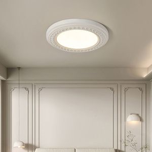 Plafonnier LED moderne simple 2023, style nordique français, éclairage respectueux des yeux pour chambre principale, bureaux, alimentation CA 6000K - Product Image 4
