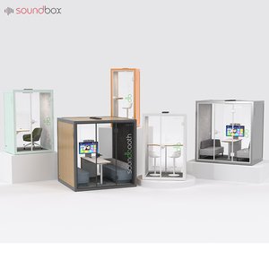 Cabina de oficina acústica de conversaciones privadas Cápsula de reunión silenciosa con cancelación de ruido para entornos de trabajo ruidosos - Product Image 6