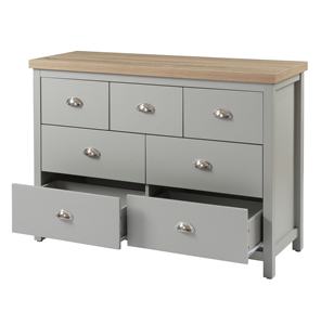 Cómoda de Almacenamiento de Gran Venta con 7 Cajones, Cajonera Estrecha de MDF/PB con Almacenamiento Integrado - Product Image 2