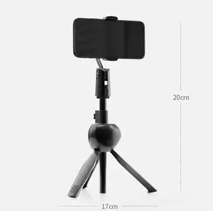 Wireless Remote Control Aluminum Alloy Tripod Selfie Stick