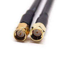 Adaptateur SMA vers RP-SMA Mâle-Femelle avec câble d'extension RG58 à faible perte de 20 cm 5 m