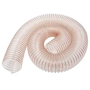 Tubo de sucção antiestático poliuretano, tubo flexível de vácuo