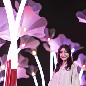 <span class=keywords><strong>Luz</strong></span> de flor de cuerno LED comercial para exteriores, impermeable, forma de gloria de la <span class=keywords><strong>mañana</strong></span> para Plaza Park Pathway, iluminación de paisaje - Product Image 3